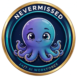 NeverMissed octopus — never miss another customer